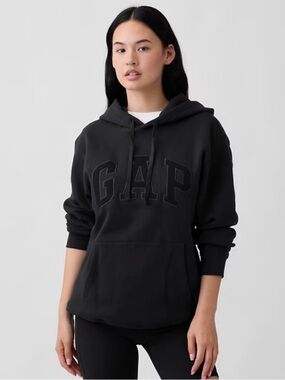 GAP Black Logo Hoodie
